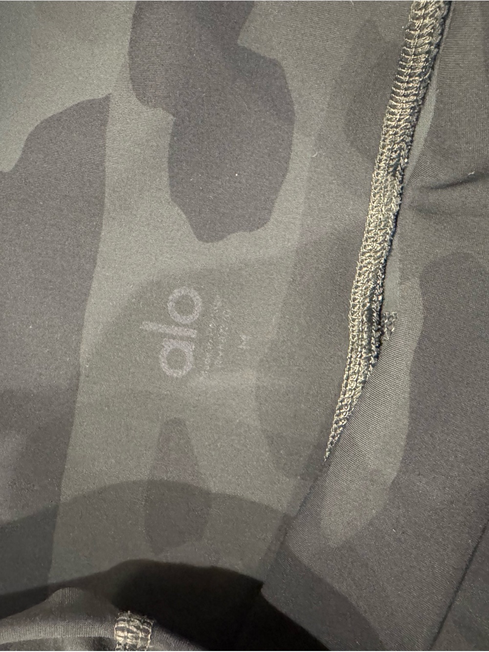 ALO Women’s Dark Gray Camo Athletic pants - Picture 3 of 3